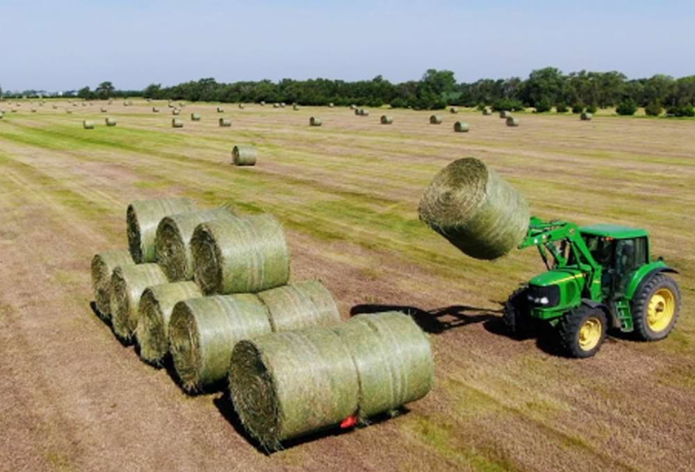 The Application Of Bale Net Wrap