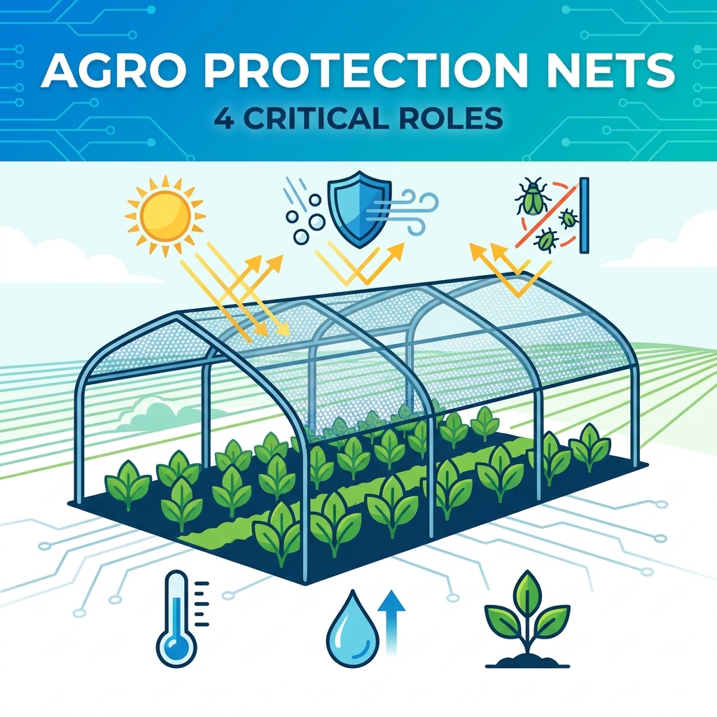 4 Roles of Agricultural Shade Netting