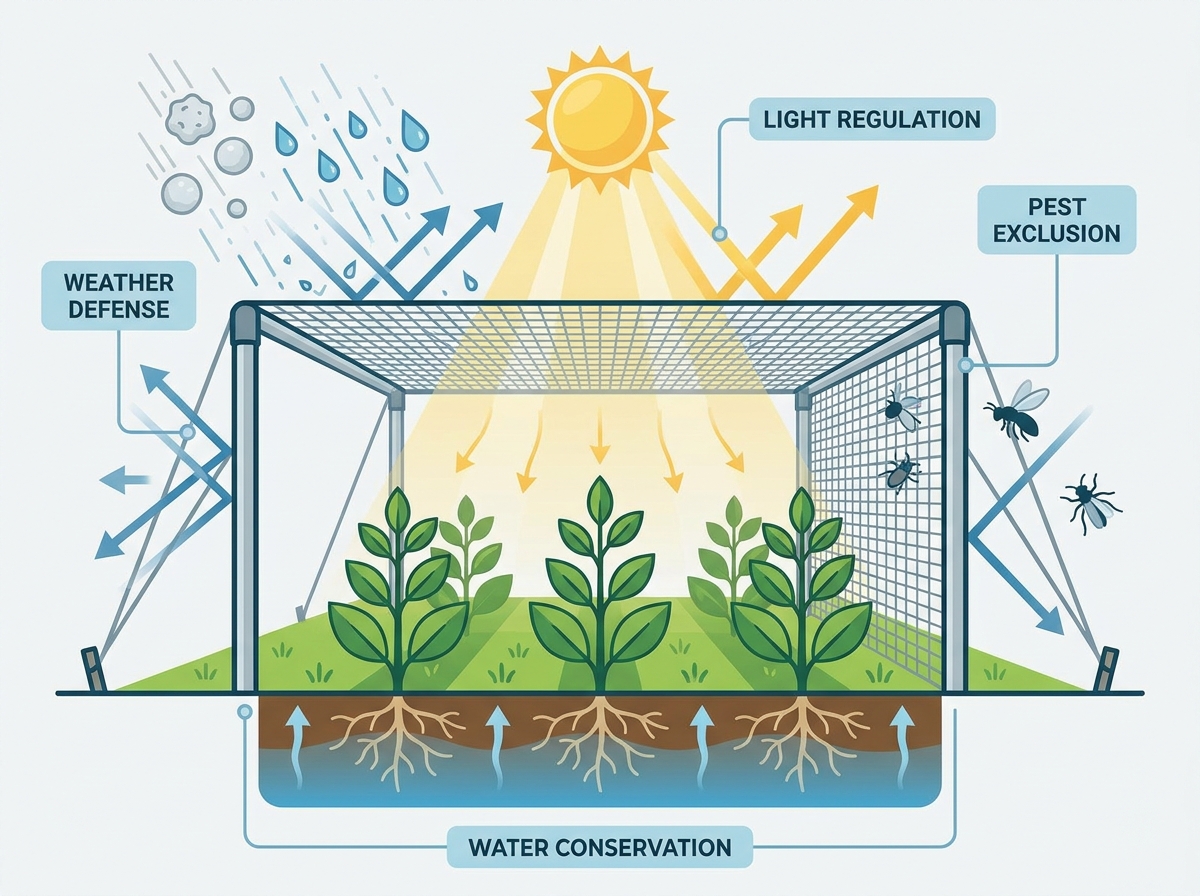 Agro Protection Net installation and application