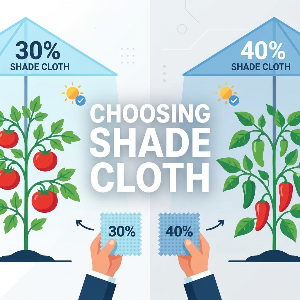 Choosing Shade Cloth for Tomatoes and Peppers