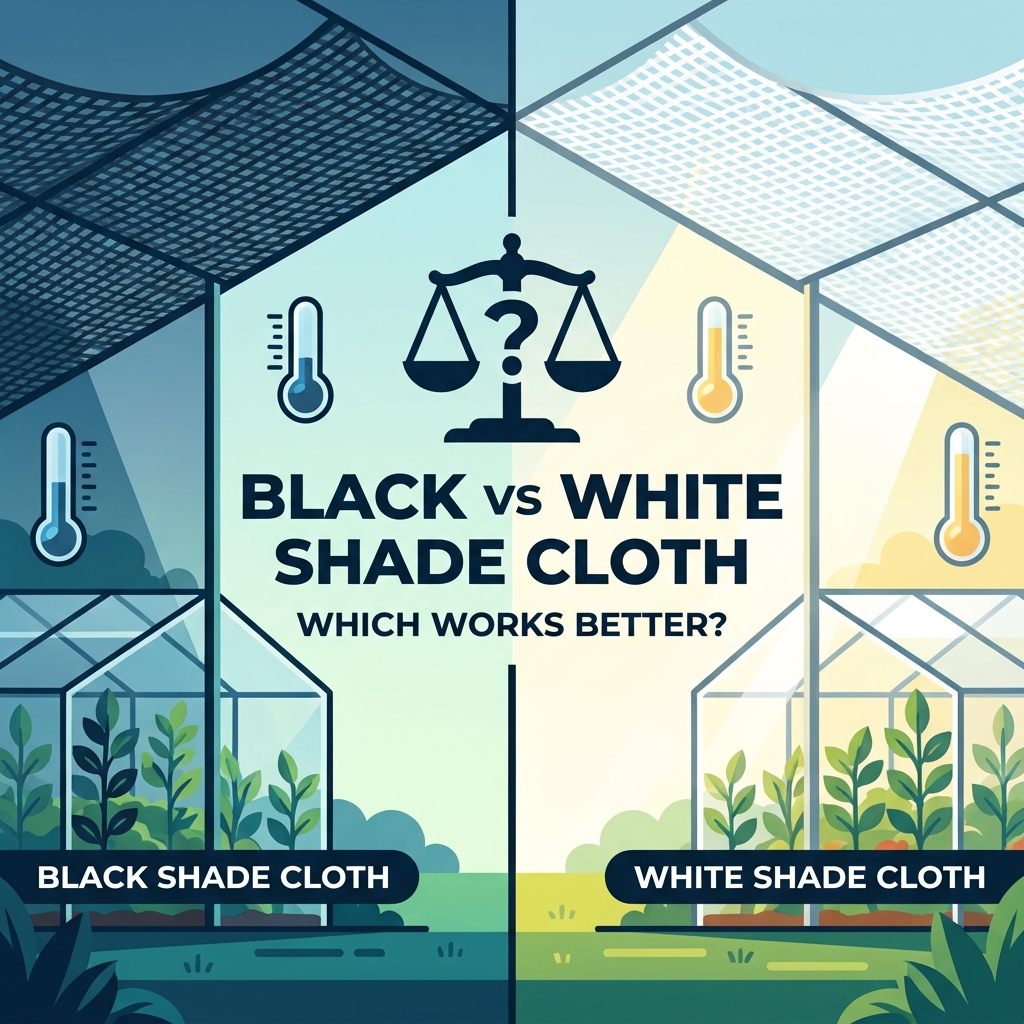 Black vs White Shade Cloth Which Works Better?